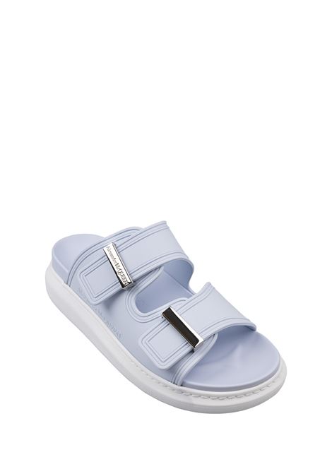 Sandali Hybrid in Azzurro e Argento ALEXANDER MCQUEEN | 658063-W4Z514677